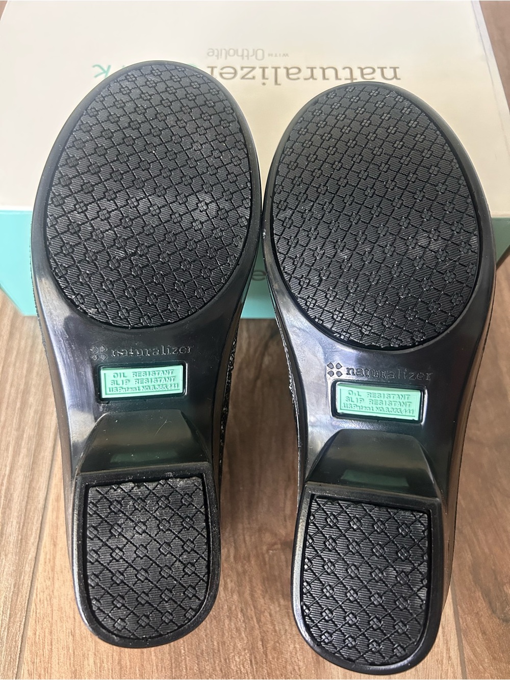 NEW Naturalizer FREEDA Metallic Animal Print Slip-On Clogs Size 7.5 Ortholite - Picture 8 of 15